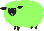 グリーンの羊